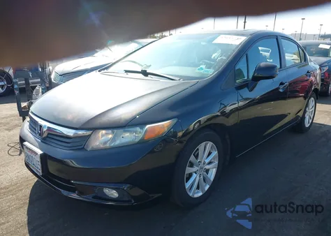 2012 Honda Civic Ex-L из США, поврежденный, VIN 2HGFB2F93CH555676